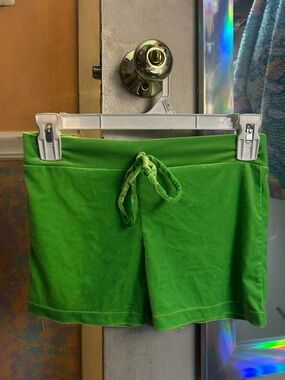 PINKMOON /kikithebrand Women's Green Drawstring Lounge Shorts